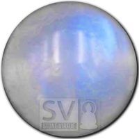 8mm natural Moonstone bead, known for its nurturing and intuitive properties, enhancing emotional balance and new beginnings.
