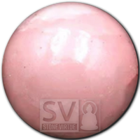 8mm natural Pink Opal bead, known for promoting emotional healing, love, and compassion, supporting a sense of calm.
