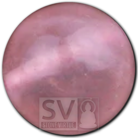 8mm natural Rose Quartz bead, associated with love, kindness, and emotional healing, fostering compassion and self-care.
