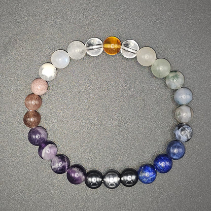 Custom bracelet made with protective stones that shield against negative energies and enhance resilience.